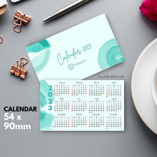 Pocket Size 2023 Calendar 100-100pcs sc10